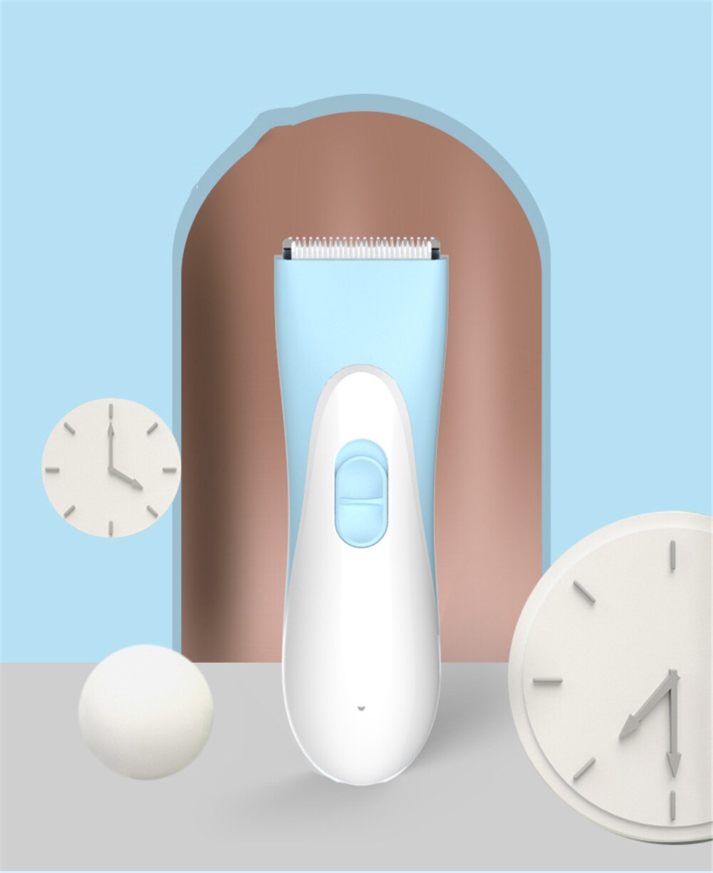 Elektrische Baby Tondeuse Tondeuse Baby Haar Zorg Snijden Remover Oplaadbare Rustig Kids Baby Vrouwen Pet Haar Scheerapparaat