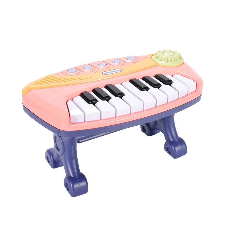 Elektronisch Orgel Keyboard Voor Kleine Kinderen Mijn Eerste Piano Speelgoed Met Verlichting En Muziek Voor Kinderen Leeftijden 18 Maanden +: Pink