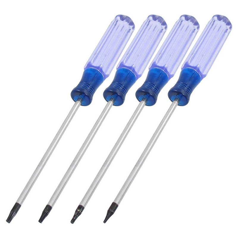 4 Pcs Nonslip Handle T5 T6 T7 T8 Torx Magnetic Screwdriver Set