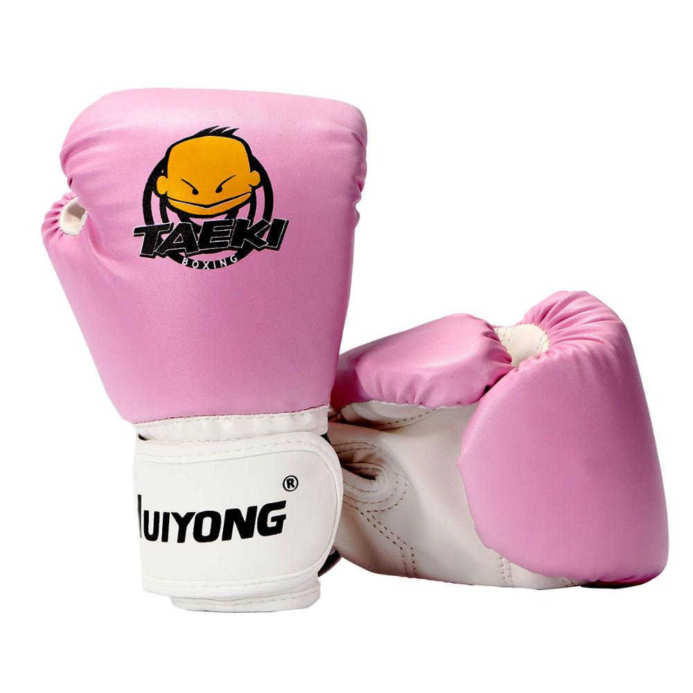 4 Oz enfants gants de boxe, rose belle poinçon mitaines MMA gants PU dessin animé Sparring Djzn gants d'entraînement pour l'âge 3-12 ans: Default Title