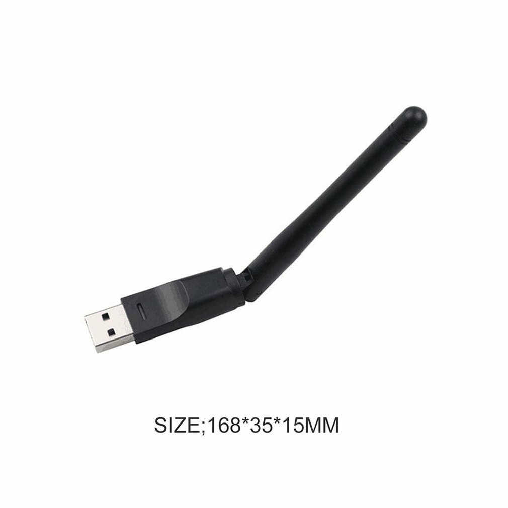Ralink-tarjeta de red inalámbrica RT5370, adaptador WiFi de 150Mbps, Mini USB 2,0, antena de ordenador LAN, receptor Wi-Fi Dongle 802,11 b/g/n