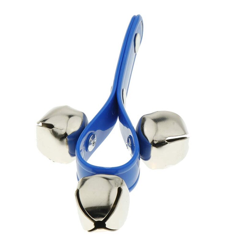 3 Jingle Bells Handbell Hand Shaker Kids Preschool Percussion Rattle To