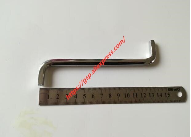 Piano tuning onderhoud gereedschap, laden en lossen moersleutel hoofd gereedschap, haakse moersleutel, dubbele-end haakse moersleutel: WHITE