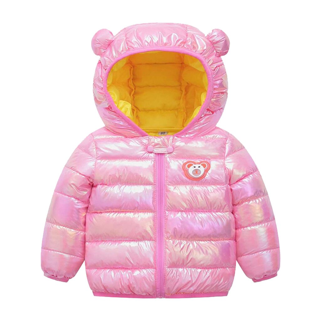 Mode Peuter Kinderen Baby Jongens Meisjes Winter Sneeuw Dragen Cartoon Lange Mouwen Winddicht Jas Hooded Warm Uitloper Jas # g4