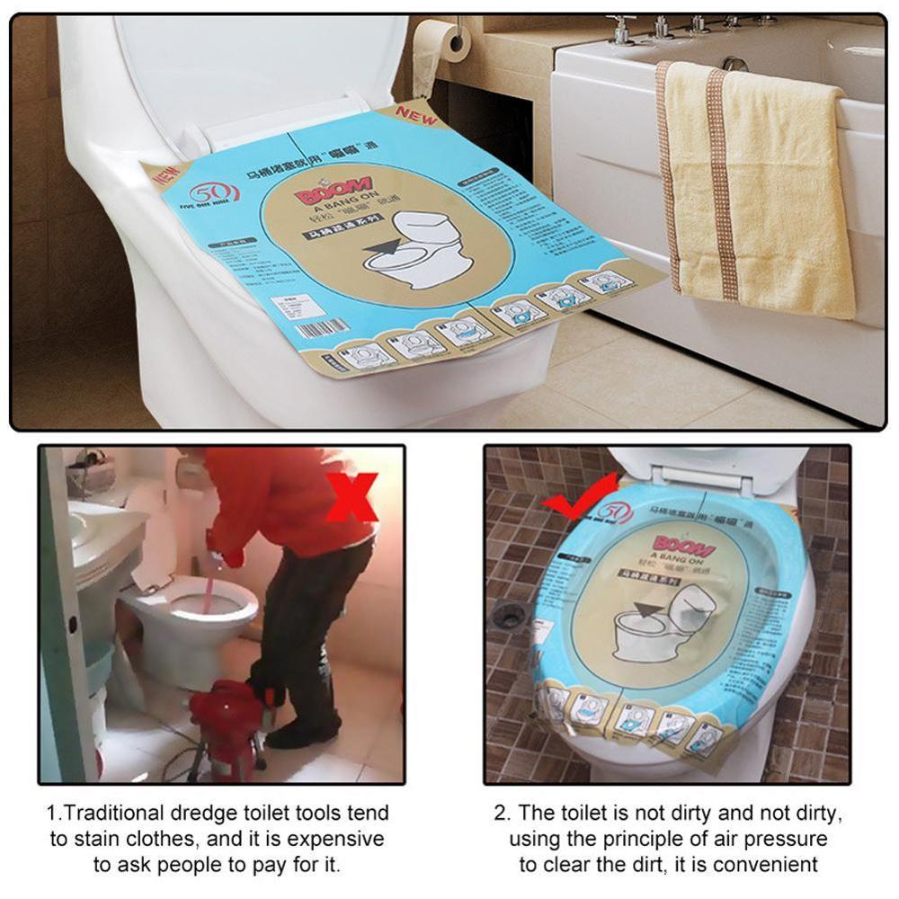 1Pc Convenient Pressure Toilet Seat Lifters Plunger Boom Toilet Supplies Pressure Cleaning Houshold Tools Principle E9P5