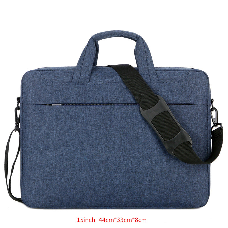 Męska teczka damska torba na laptopa odporna na wstrząsy wodoodporna torba na ramię Crossbody torba podróżna na telefon komórkowy: A  Blue L