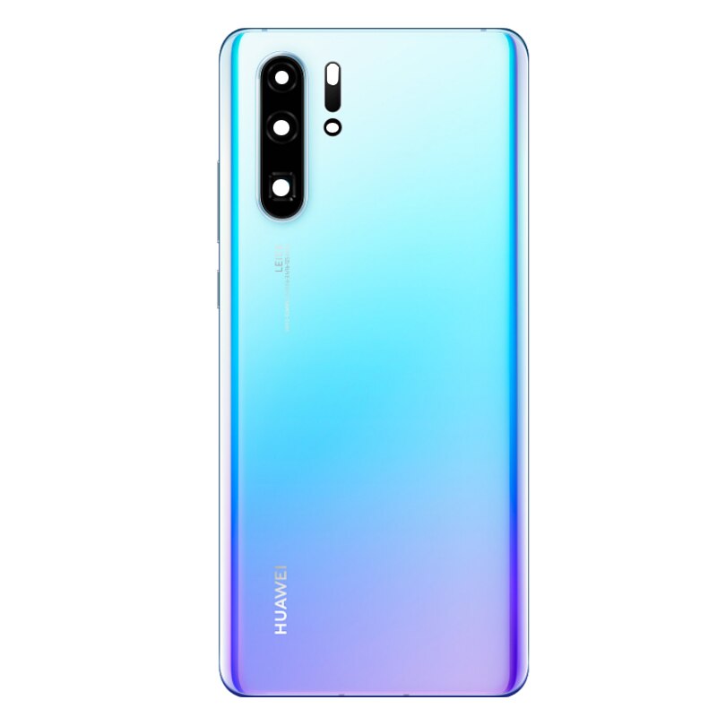 Originale Parti di Riparazione dell'alloggiamento Della Parte Posteriore per HUAWEI P30 pro Della Copertura Posteriore Della Batteria di Vetro con la Macchina Fotografica lente adesivo etichetta: cielo blu