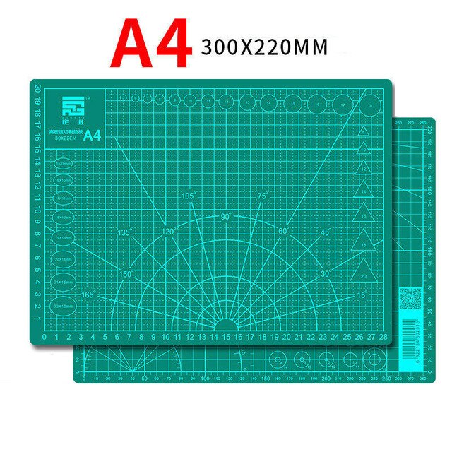 A3 A4 A5 PVC Cutting Mat Pad Patchwork Cut Pad A3 Patchwork Tools Manual DIY Tool Cutting Board Double-sided Self-healing: A4