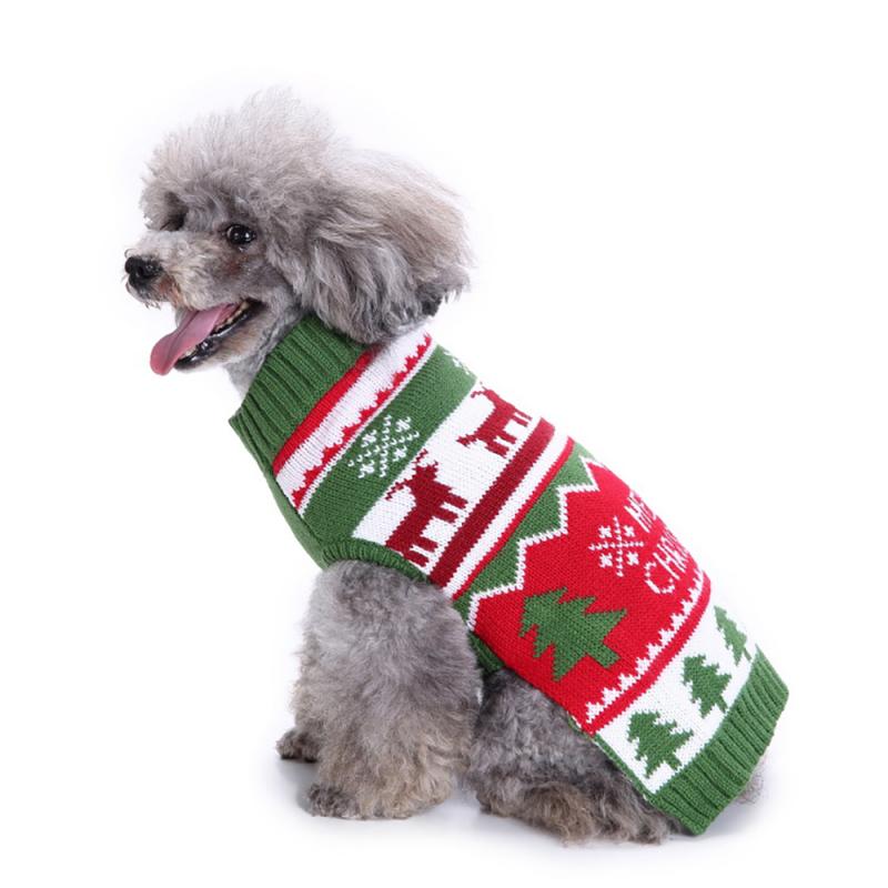 S/M/XL/XXL Ugly Christma Sweater Halloween Cat Dog Sweater Pullover Winter Dog Clothes For Chihuahua Yorkies Puppy Pet Clothing