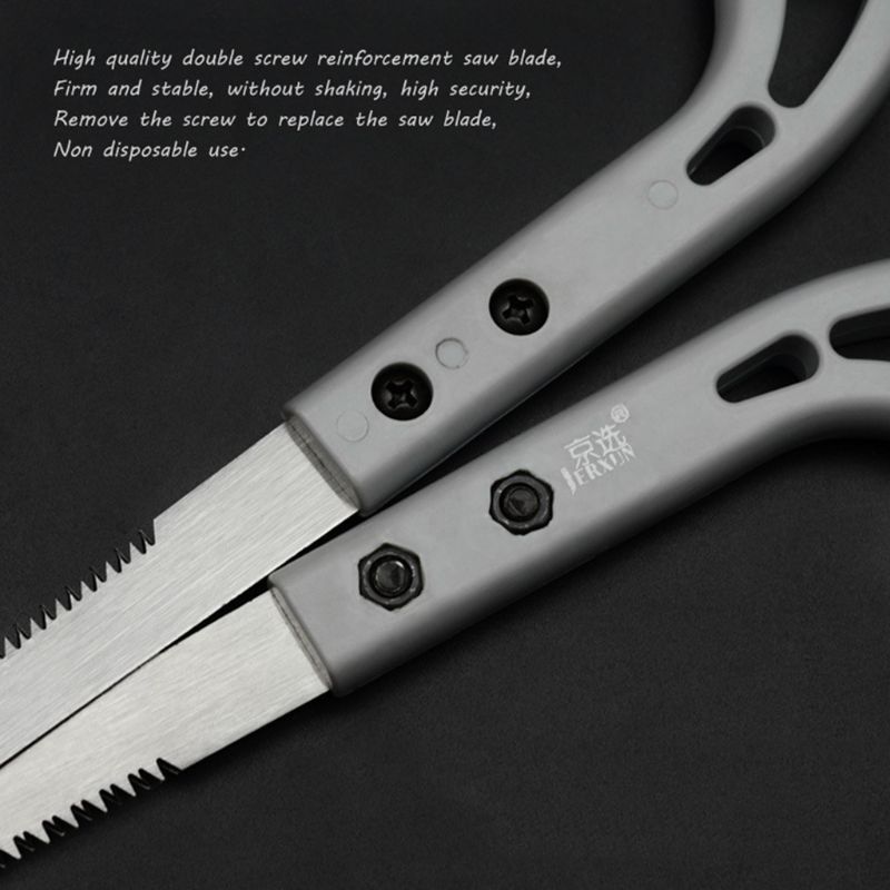 Heavy Duty Extra Long 9" Blade Hand Saw for Tree Pruning Wood Camping Carpenter Sawing Woodworking Tool