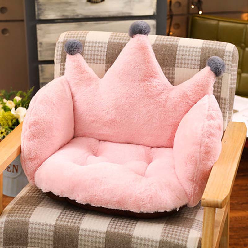 Muhkea toimistotuoli pouf pad työhuone sohva nojatuoli istuintyyny 55 x 40 x 40cm: Vaaleanpunainen