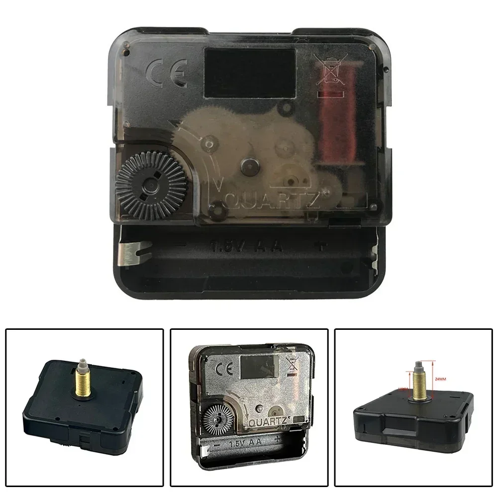 Clock Mechanism Silent Quartz Movement Machine Wall Hand Pointer Set Table Long Shaft DIY Watches Repair Parts