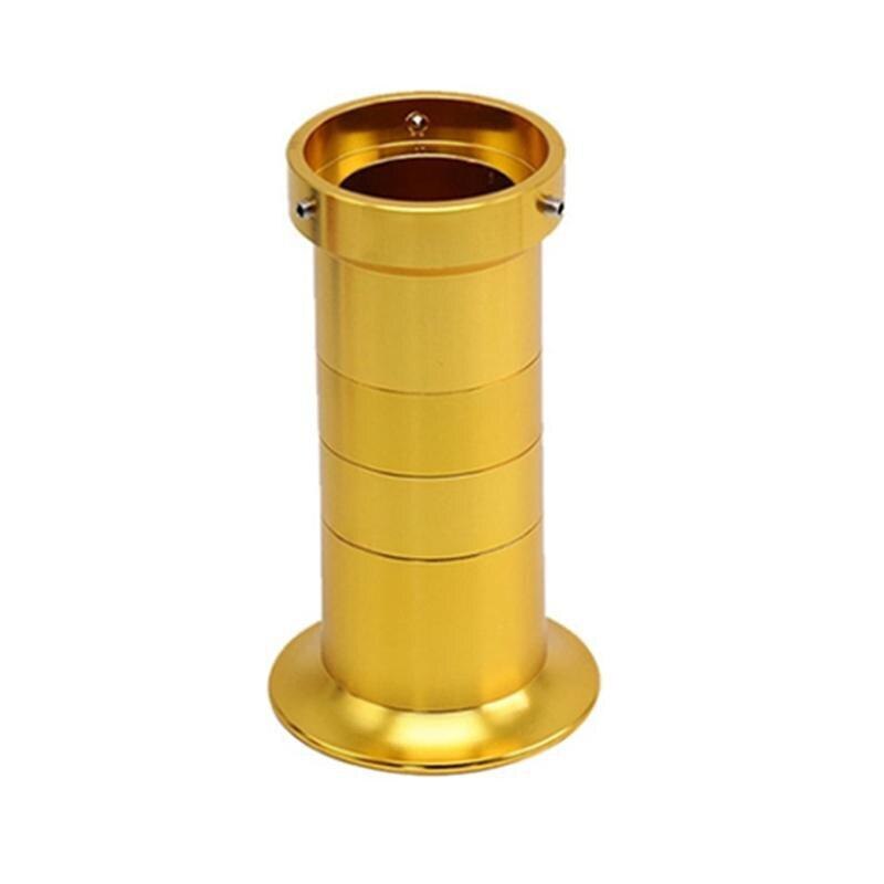 Motorcycle Throttle Extender Velocity Throttle Body Alloy Forged Trumpet 32MM/34MM for NVX155 Y15zr Rs150 Rs150r Srl115 FI: 34mm gold