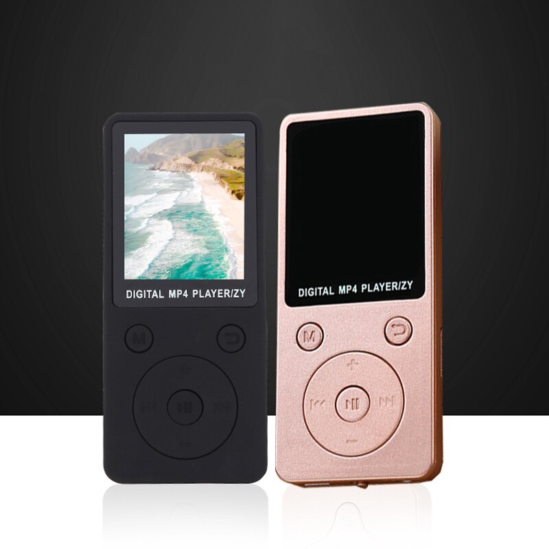 MP4 Music Player Portable HD Screen Support 32GB TF Card Recording Radio @M23