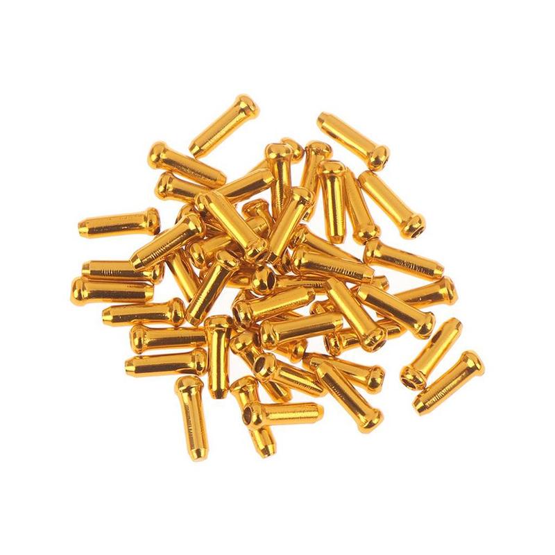 50 Stks/partij Fiets Brake Shifter Inner Cable End Cable Inner Shift Kabel Voor Brake Derailleur Caps Cap Tips Draad past: 6