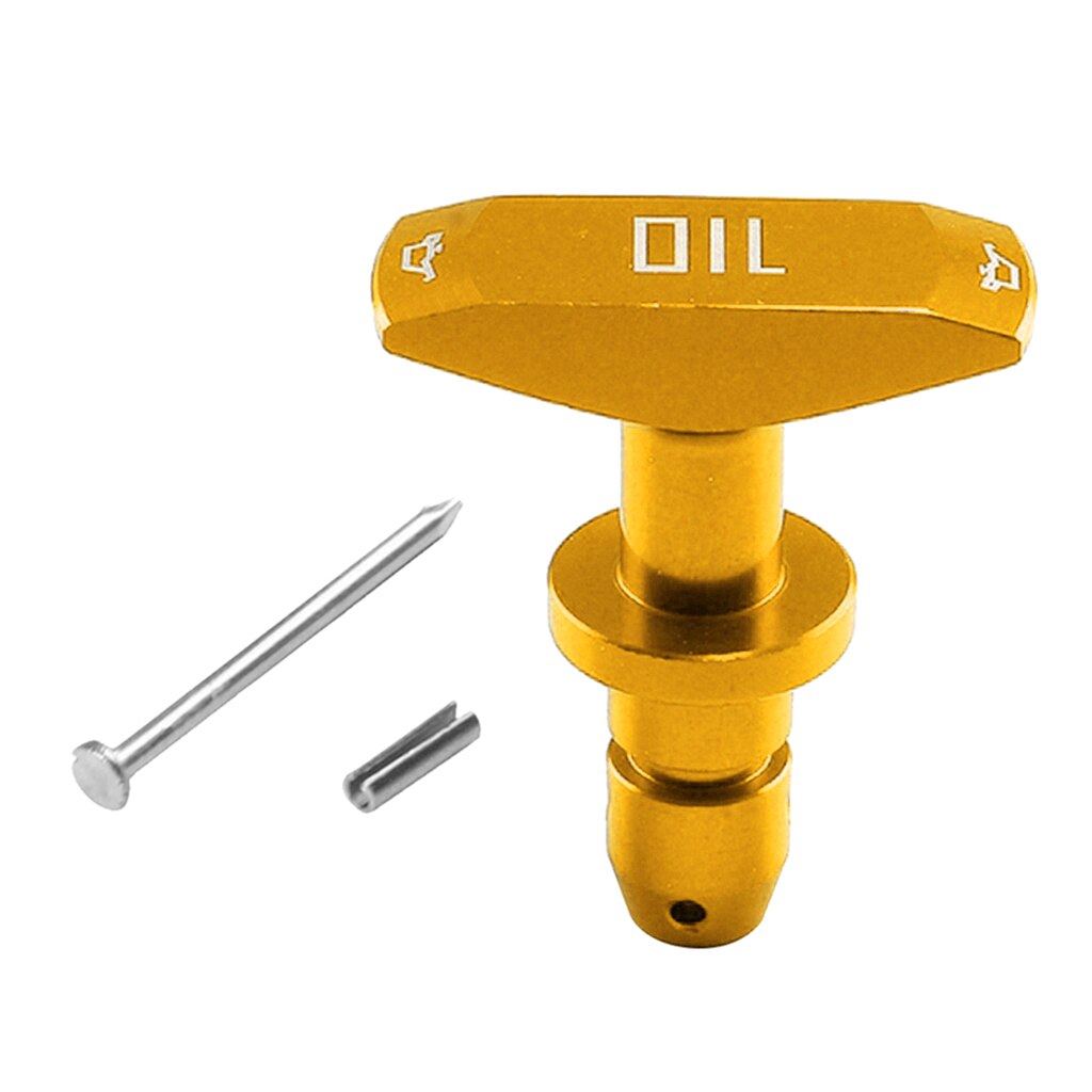 1pcs Heavy Duty Billet Oil Dipstick Pull Handle Replacement Golden for Ford GT V8 GT50