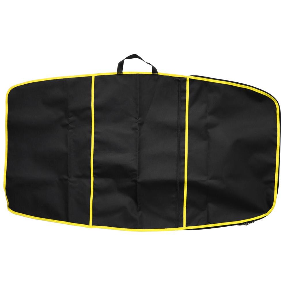 Portable Bodyboard Carry Bag with Double Zipper 125x71cm / 49x28inch Surf Board Cover Bodyboarding Boards Storage Pouch Bag: Yellow