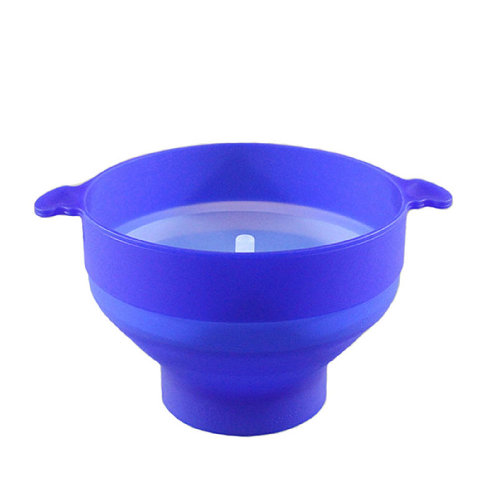 Microwave Silicone Popcorn Collapsible Air Microwavable Popcorn Bowl BPA Free Dishwasher Safe for Home H88F: C