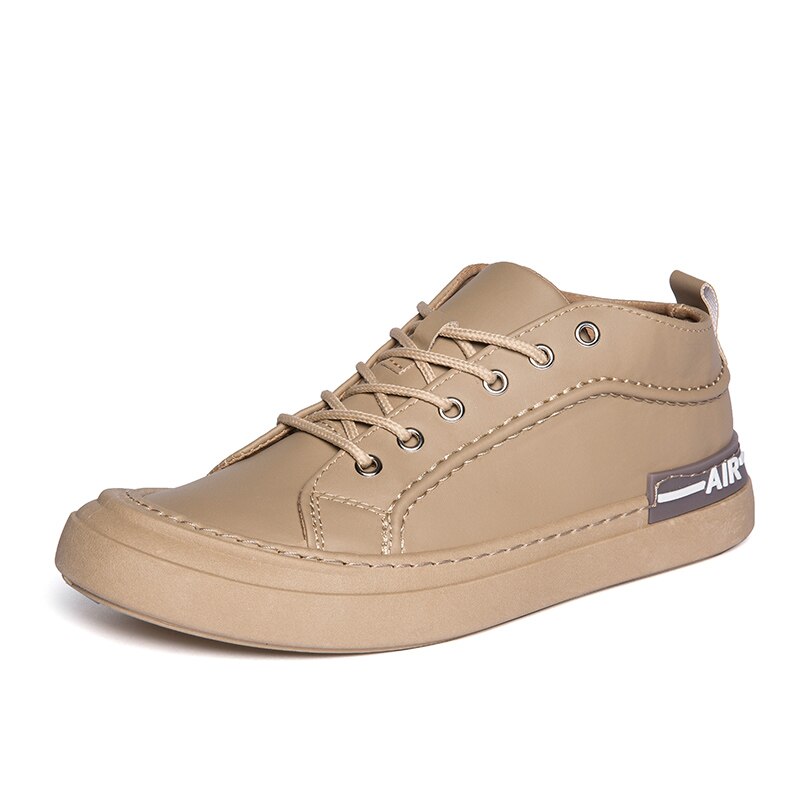Canvas skor herr vår sommar fritid canvas skor för herr snörning plattor herr skor kör sneakers herr skor: Kaki / 7