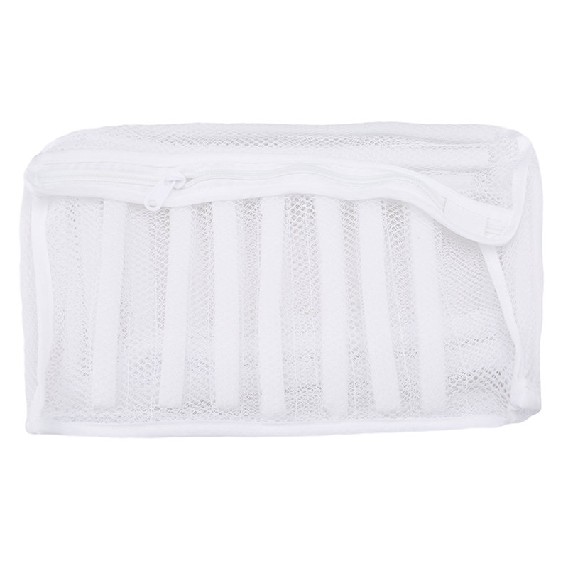 Filet à linge rembourré blanc, sac de lavage pour la protection des chaussures dans la Machine à laver, sac de lavage et de séchage des chaussures,