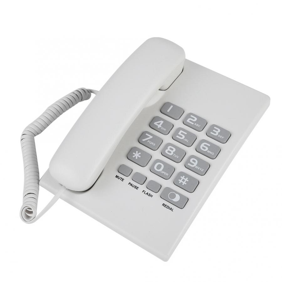 Vaste telefoon voor op het bureau, vaste telefoon voor thuis, ondersteuning voor opnieuw kiezen, pauze, flash-functie voor thuiskantoorgebruik