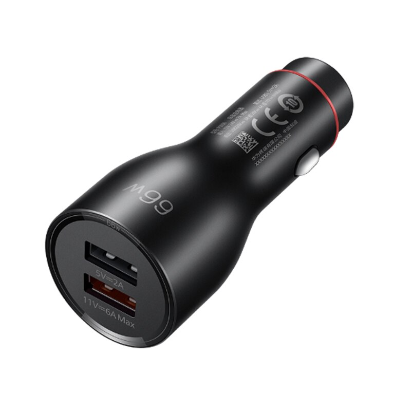 Originele Huawei Supercharger Car Charger Snellader 66W 11V6A 10V4A 5V3A Qc 4.0 Compatibel 6A Type C Kabel Voor mate 40 Pro