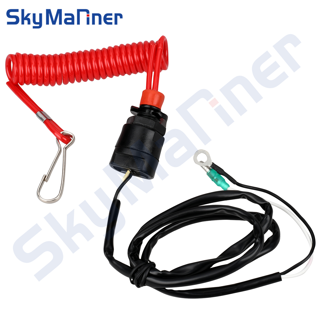 6E9-82575-09 66T-82575 Kill Stop Switch Cavo di sicurezza Cordino per Yamaha Tohatsu Parsun Honda Parti del motore fuoribordo