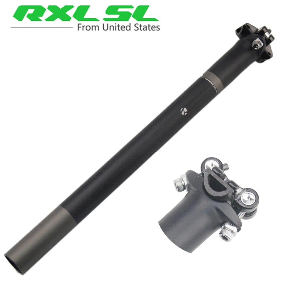 RXL SL Road Bicycle 31.6mm Carbon Seatposts Gray Seatpost Carbon Mtb Zero Degree 3K Matt 350/400 Mountain Bike Seat Post