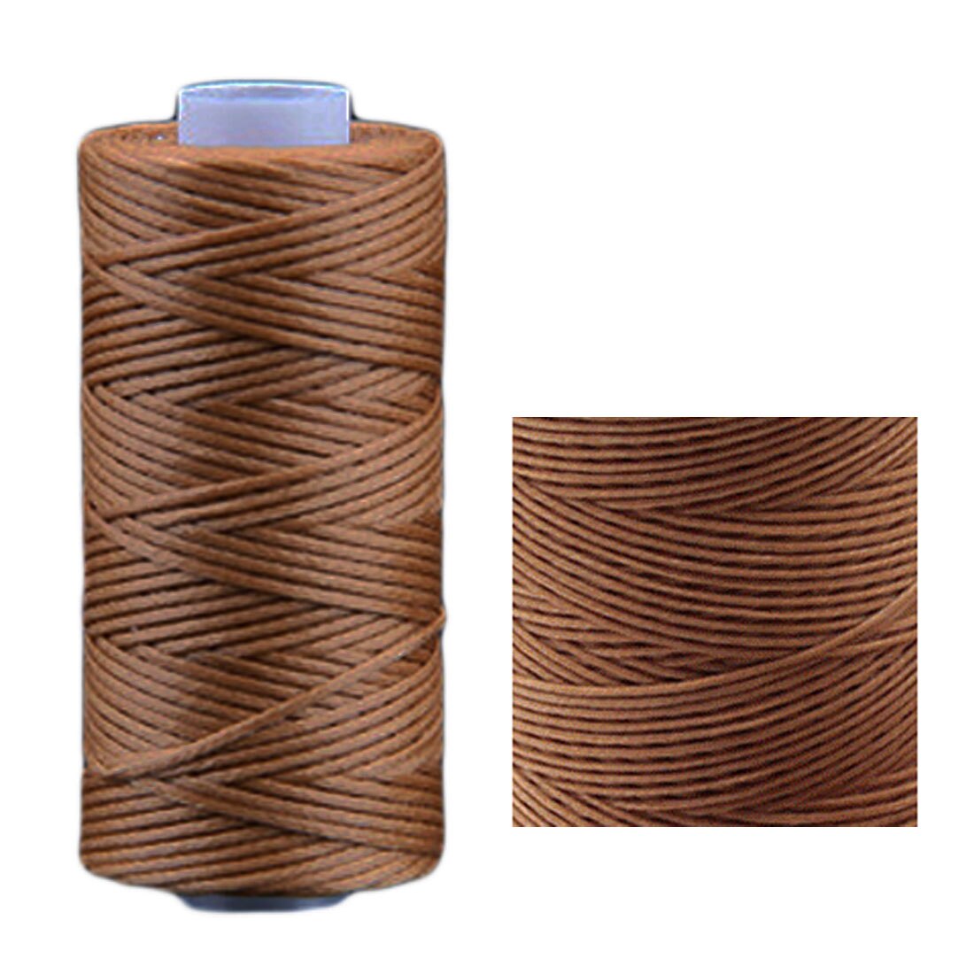 50 m/Roll Handgemaakte Platte Gewaxte Sew Wax Lijn Draad Koord Naaien Craft Tool Hand Stiksels voor DIY Leer: 17