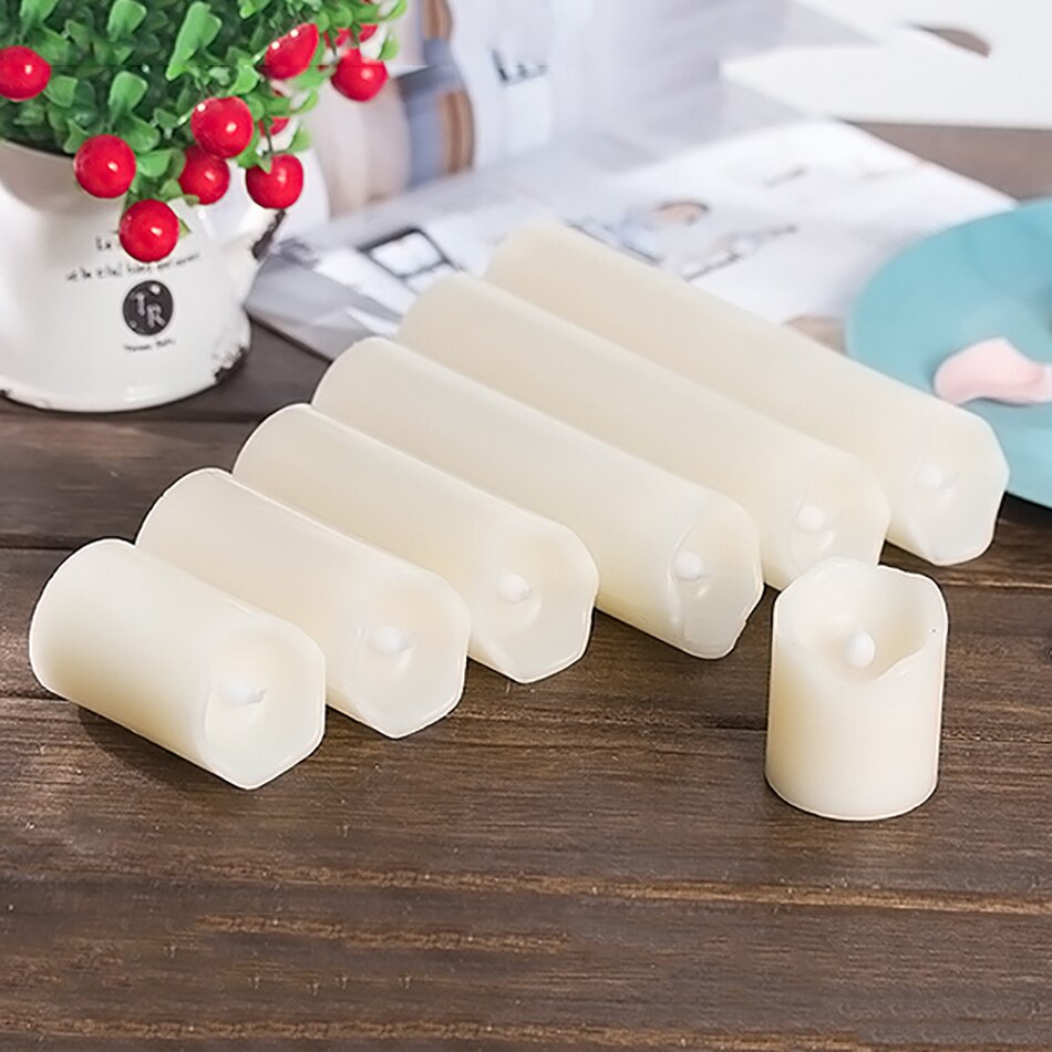 Flameless LED Candle Flicker Light Lamp Decoration, Electric Battery-powered Halloween/Christmas Candles party candles