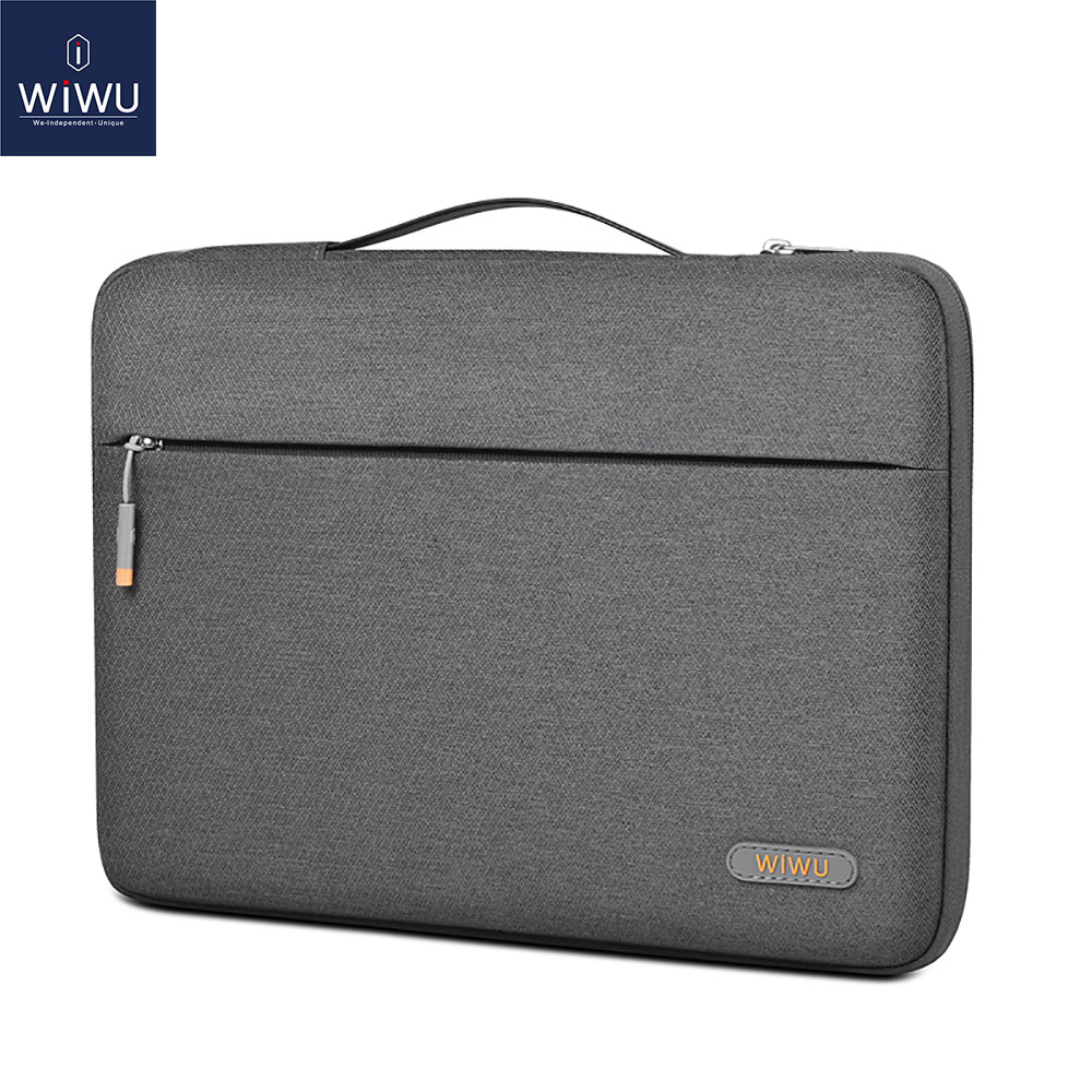 Wiwu vanntett laptop-veske til macbook pro 14 a2779 laptop-veske til macbook luft 13 laptop-veske 14 15.6: 14.1- tommer / Grå