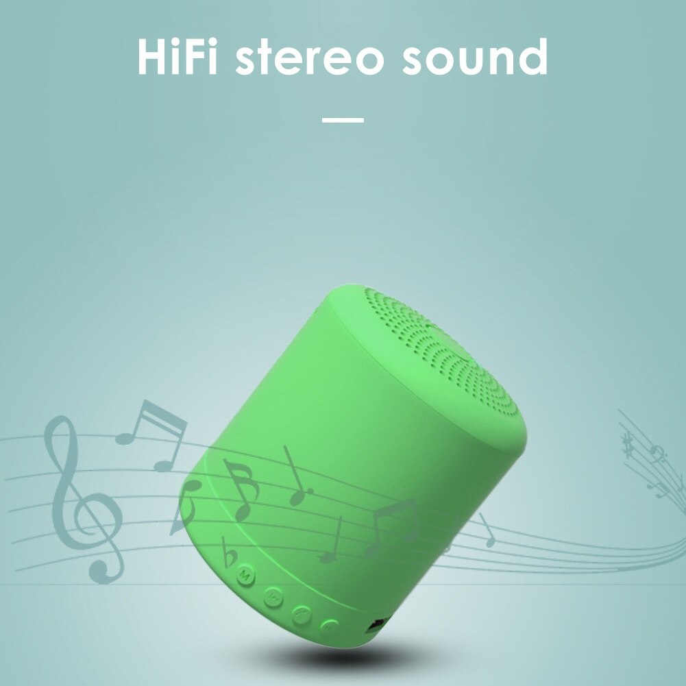 Portable Mini Wireless Bluetooth Hands-free USB TF AUX FM Speaker Music Player Macaron Mini Bluetooth Speaker