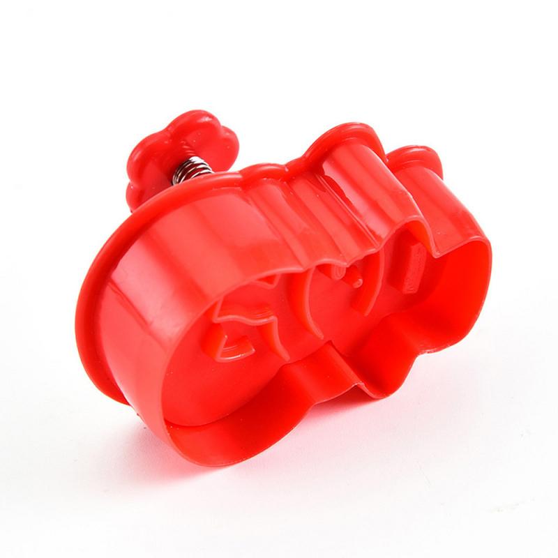 4 Stks/set Cookie Cutters 3D Cookie Plunger Mould Chocolade Fondant Kerst Cookie Stempel Biscuit Mold Bakvormen