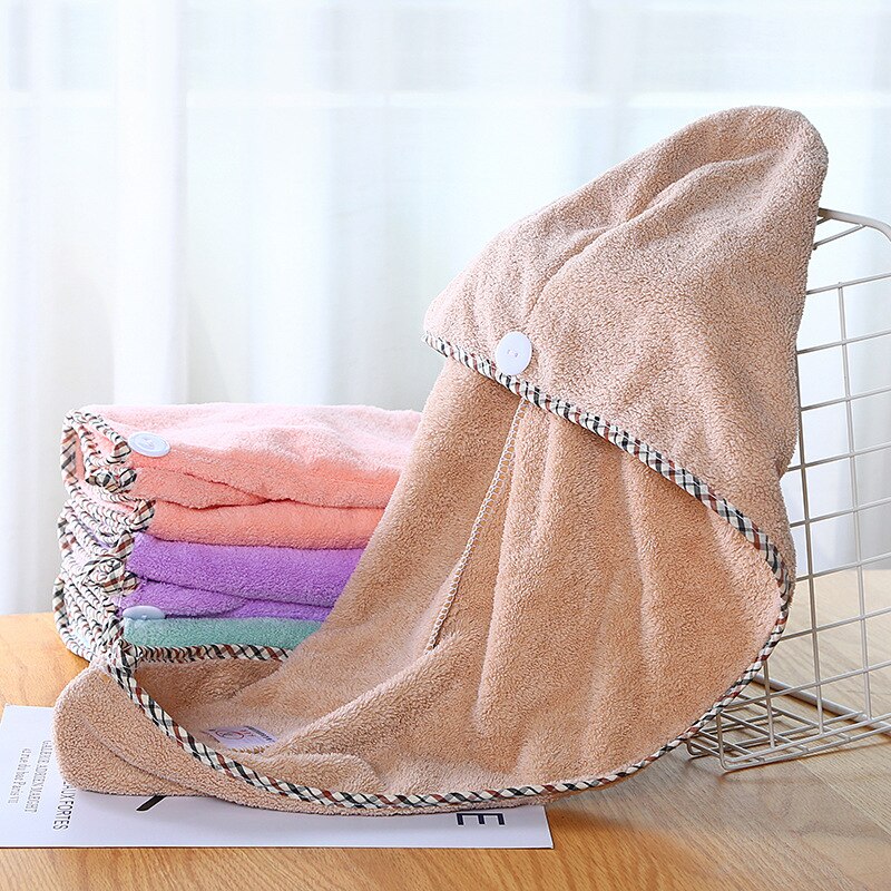 Verdikte Badmuts Super Absorberend Sneldrogend Haar Douche Cap Gewikkeld Handdoek Bad Cap Badkamer Accessoires