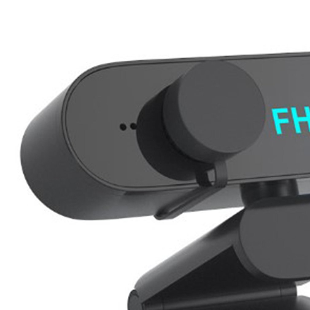 1PCS Computer Camera USB Web Camera Manual Focus Webcam with Sound-Absorbing Microphone for Laptop Gamer