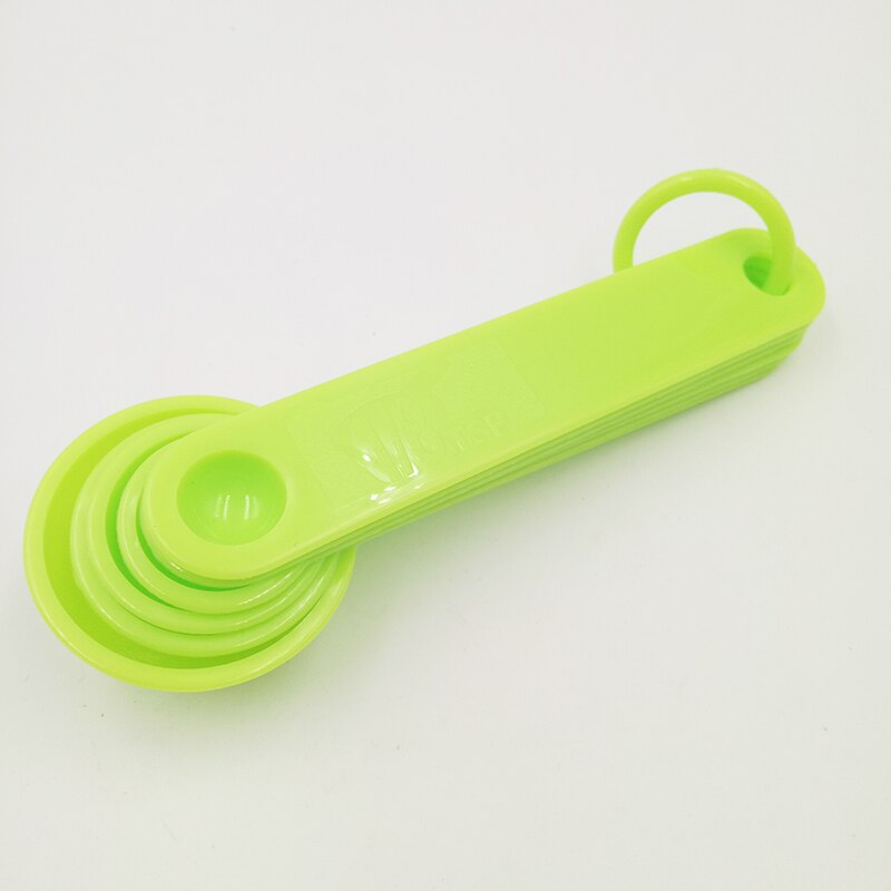 6pcs/set Plastic Measuring Spoons Set Coffee Scoop Kitchen Cooking Flour Sugar Baking Utensil Set