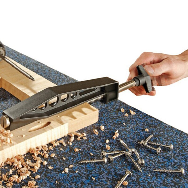 Special Fixing Clip For Inclined Hole Woodworking Pockets Upgrade Hole Clamp Pockets Jig Joint Fixed Clamp Slant Hole Pull Clip