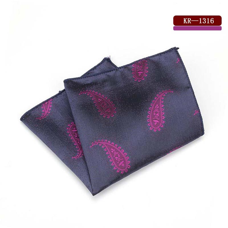 Yishline heren polyester zijden zakdoek paisley pochet bruidegom gala bruiloft feest borst handdoek zakdoeken accessoires: Kr1316