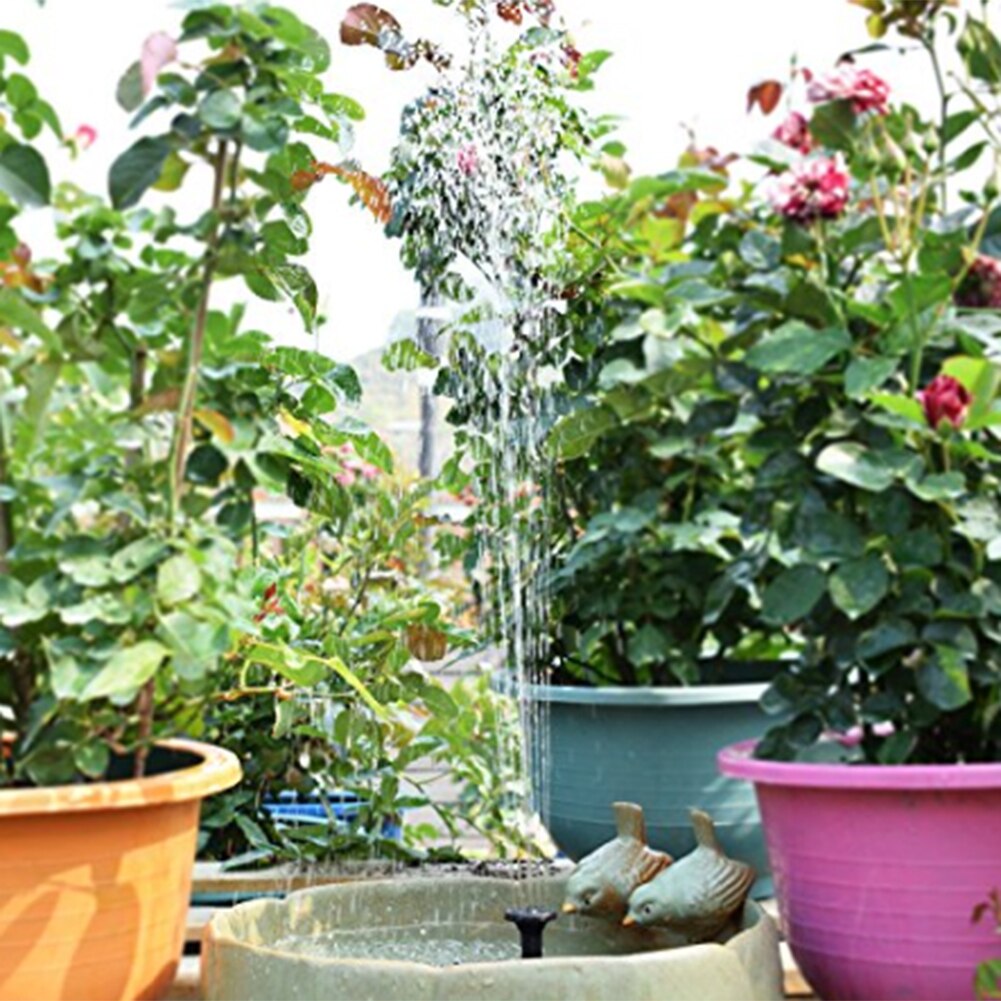 Floating Solar Fountain Garden Water Fountain Pool Pond Decoration Solar Panel Powered Fountain Water Pump Garden Decoration