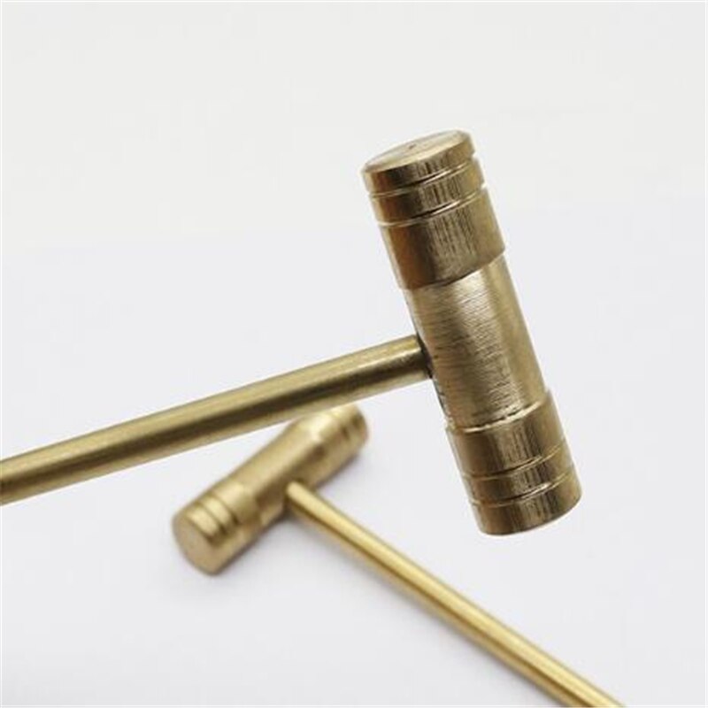 Messing hammer solid messing præcision ur reparation små kobber hammer håndværktøj vedligeholdelse leverancer