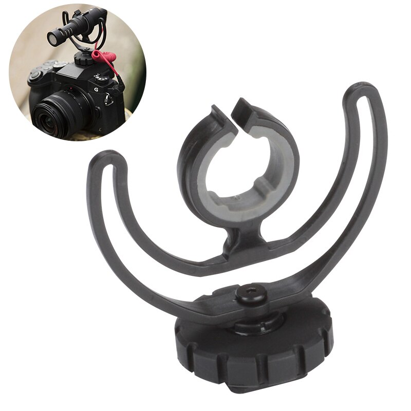 Microphone Shock Mount - Dual Handgrips - for Rode VideoMicro & VideoMic Me - 3/8 Screw