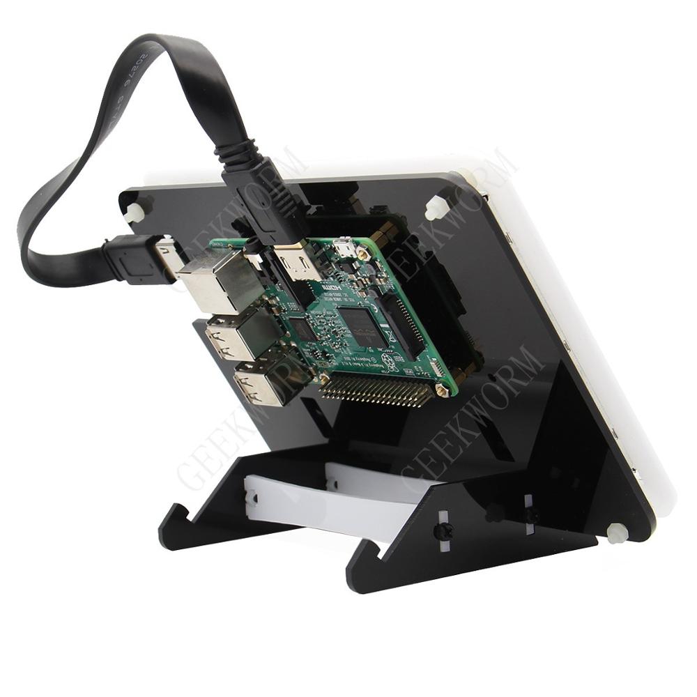 Acryl Stander Voor 7 Inch Hdmi Tft Capacitieve Touch Screen Shield Voor Raspberry Pi 3 Model B En Pi 2