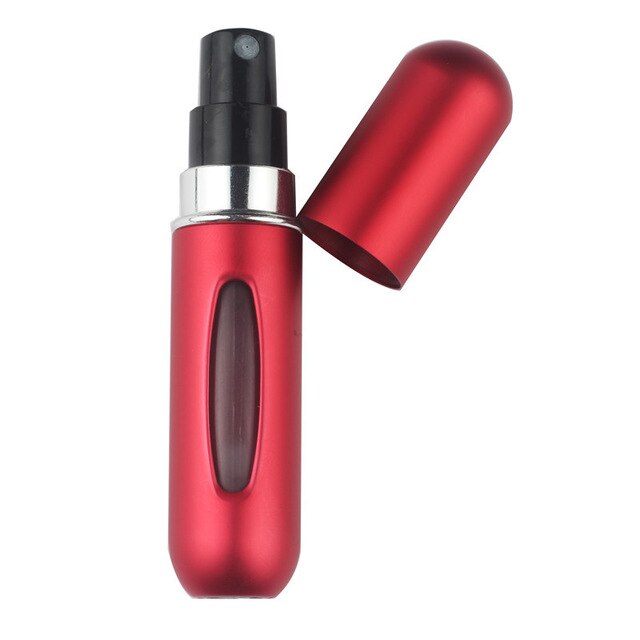 5ml Portable Mini Aluminum Refillable Perfume Bottle With Spray Empty Cosmetic Containers With Atomizer For Traveler: 2