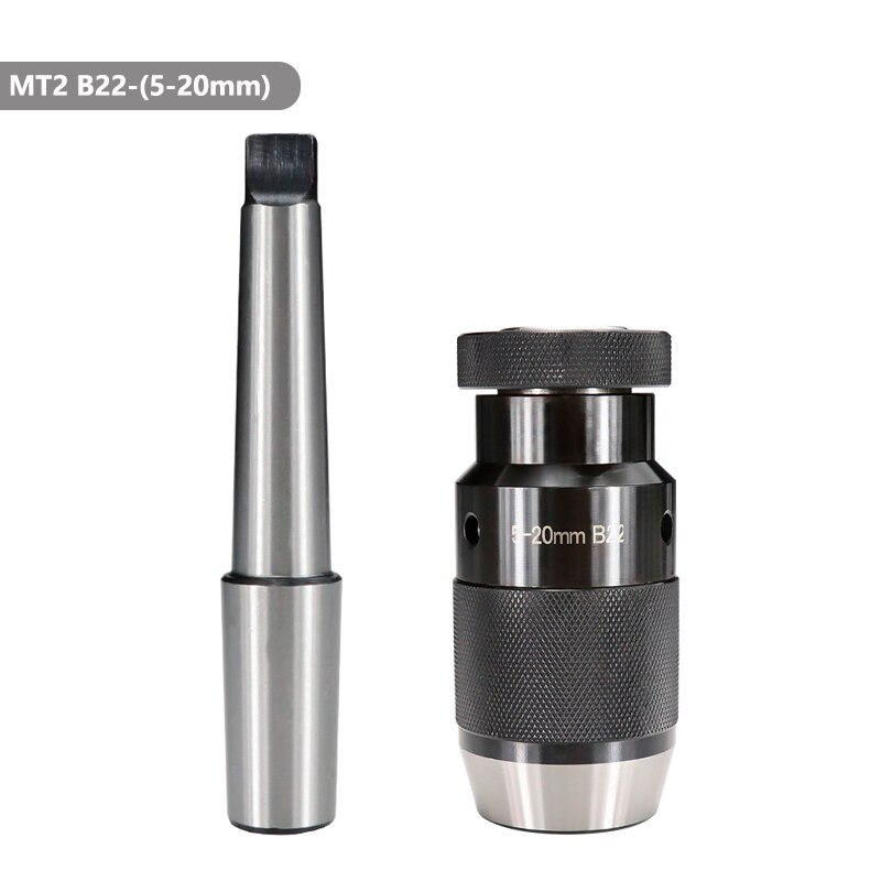 Xcan nyckelfri borrchuck  b10 b12 b16 b18 b22 med  mt2 morse tapper skaft cnc borrmaskin borrchuck