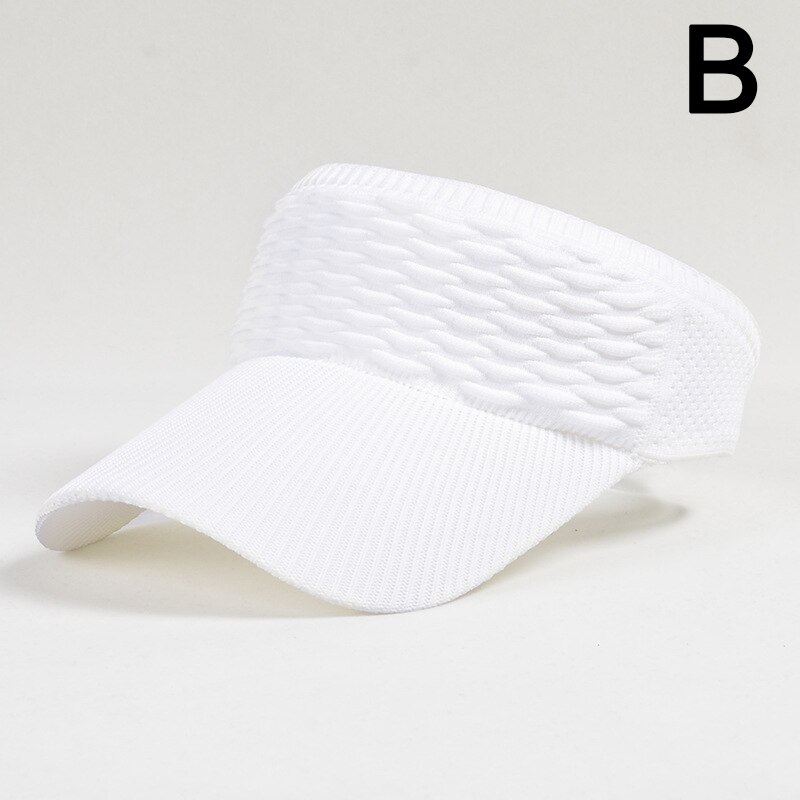 Summer Women's Empty Top Duck Tongue Baseball Cap Sun Visor Hip Hop Golf Cap Outdoor Sports UV Sunscreen Sun Hat: B
