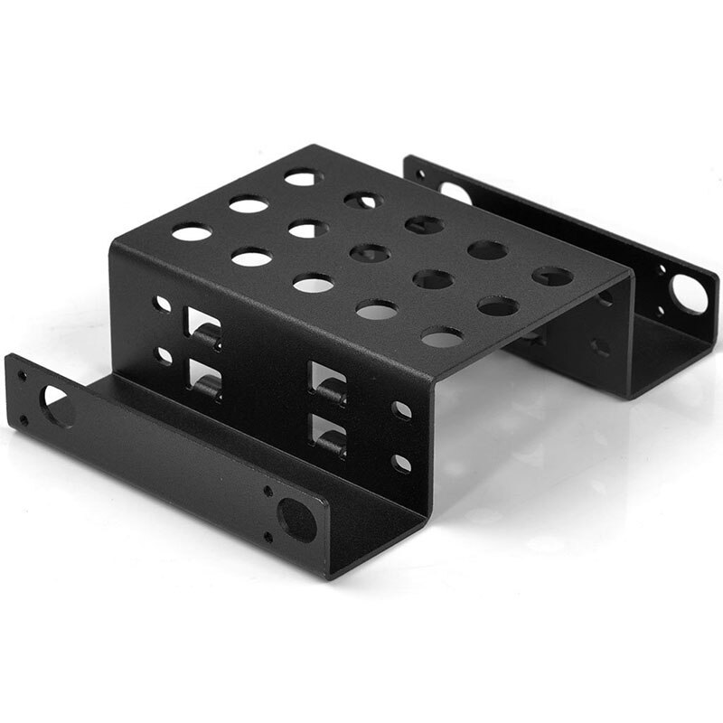 En-Labs Aluminium 2 Bay 2.5 "SATA HDD SSD dock naar 5.25 beugel montage Kit 2.5 5.25 harde schijf bracket adapter converter