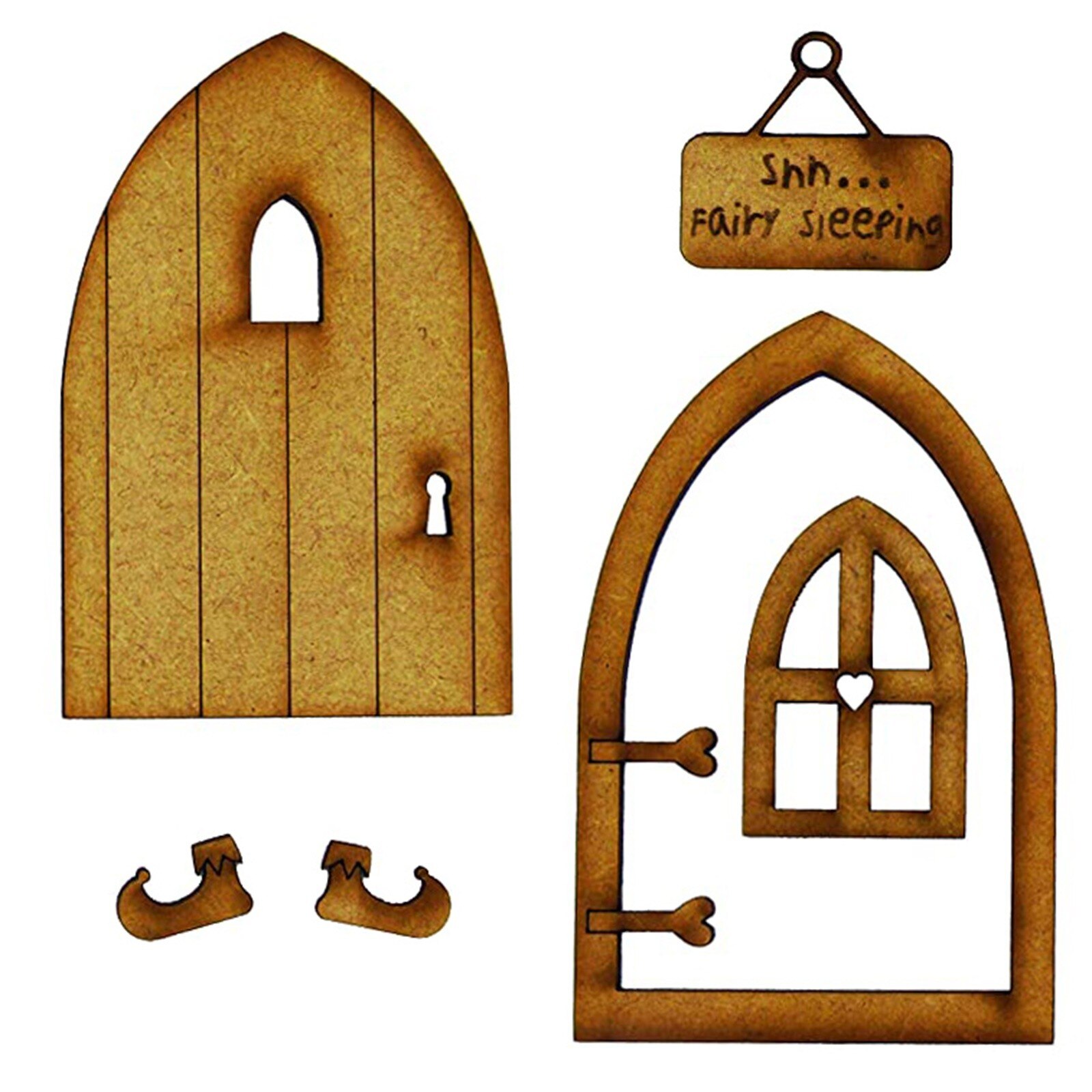 Slapen Diy 3D Diy Deur Decoratie Houten Deur Craft Kit Met Blo Micro Tuinieren Simulatie Deur Leuke Creatieve Mini Deur