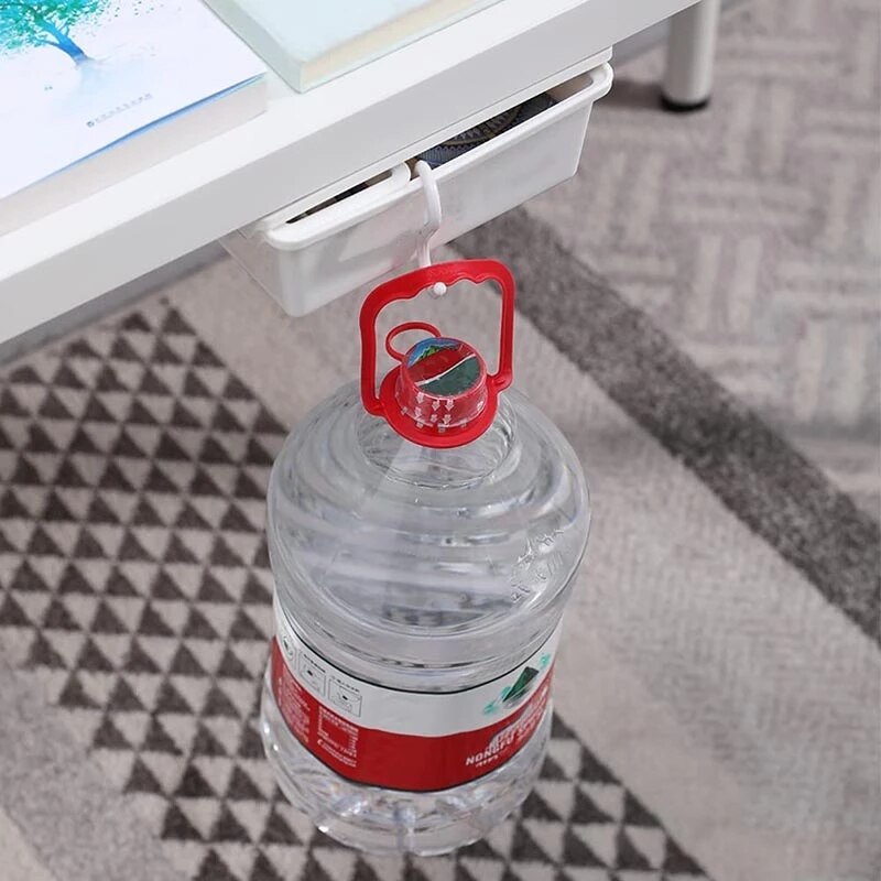 Unter Schreibtisch Schublade Selbstklebende Bleistift Tablett Messer Gabel Löffel Besteck Organizer Machen hoch Lagerung Kasten Büro Schreibwaren Veranstalter