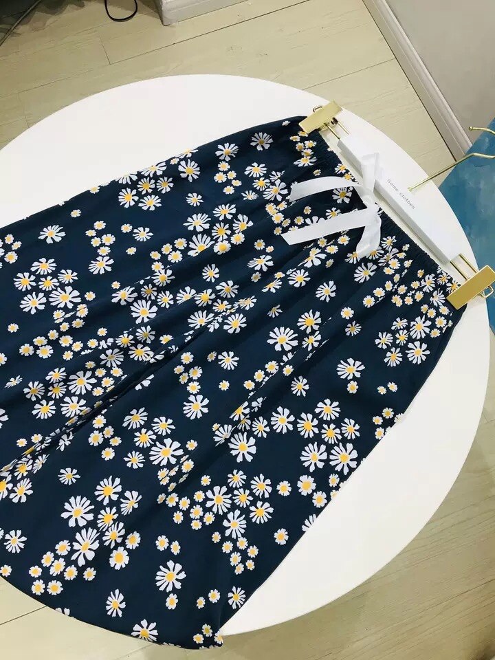 Vrouwen Zomer Slaap Bodems Homewear Slaap Broek Bloemenprint Pyjama Broek Katoen Comfortabele Brede-Been Elastische Ouc129: 5