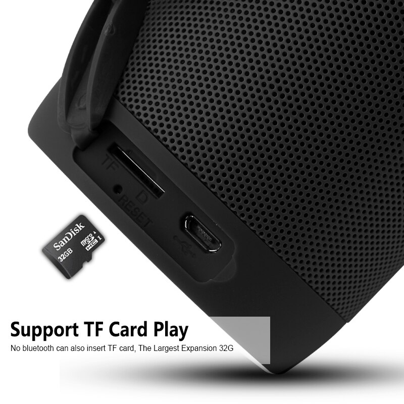 Portable Bluetooth Speaker Subwoofer powerful Speakers Wireless Loudspeakers for Phone Computer Stereo Sound Box with Bass